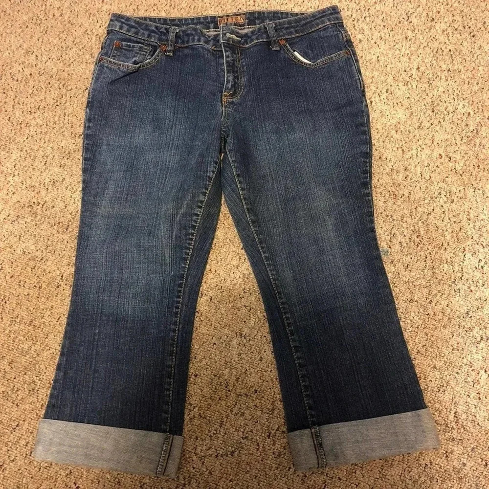Bitten Sarah Jessica Parker Capris Jeans Size 14 - Picture 1 of 5